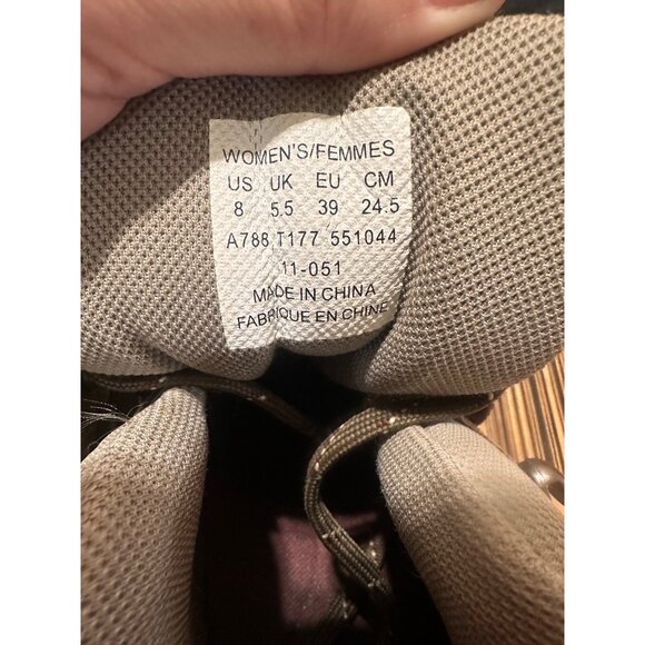 North Face Trekking Hiking Boots Womens 8 Suede Leather Lace Up Outdoor Gorpcore - Picture 8 of 14